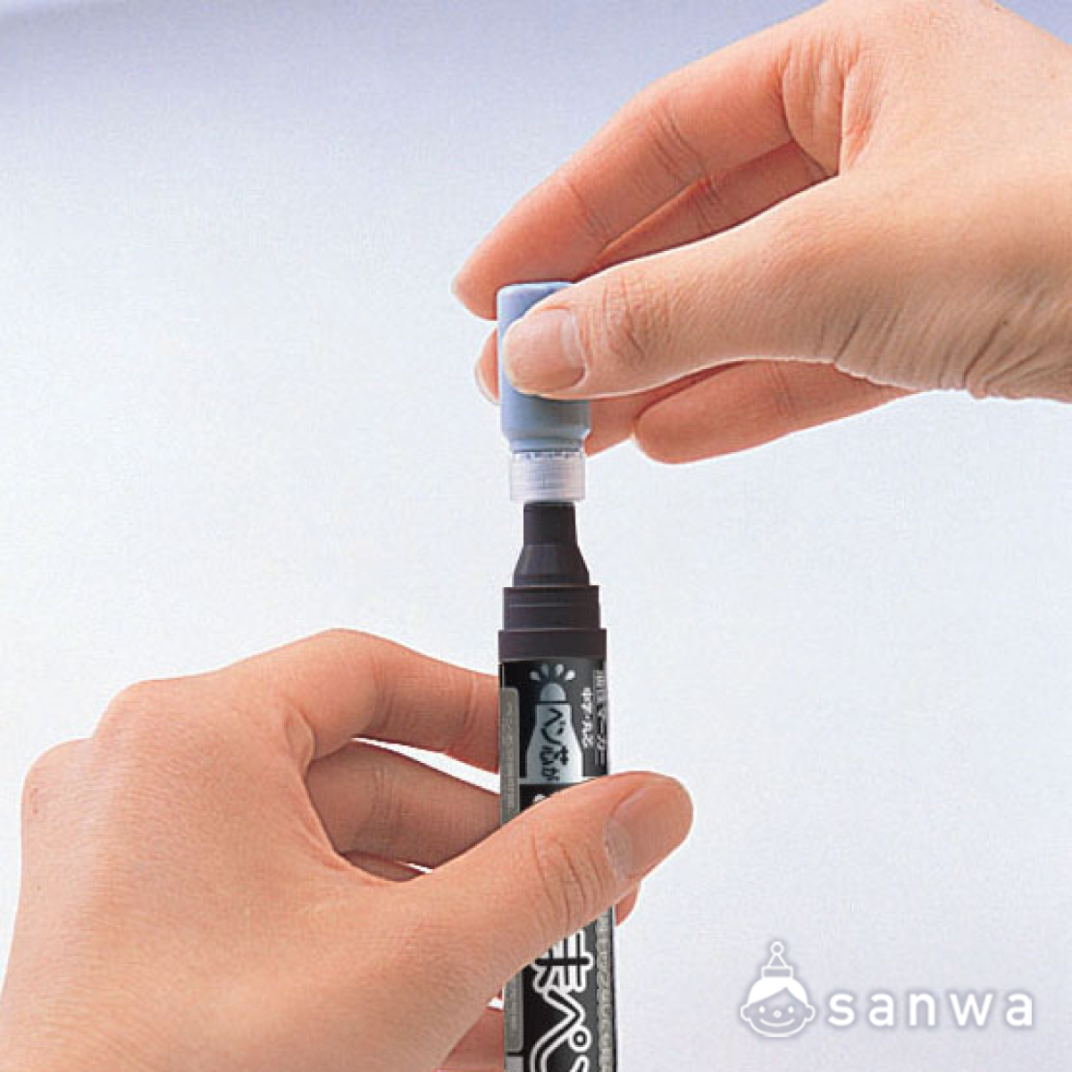 乾きまペン　補充インク＆替え芯 遊び方画像